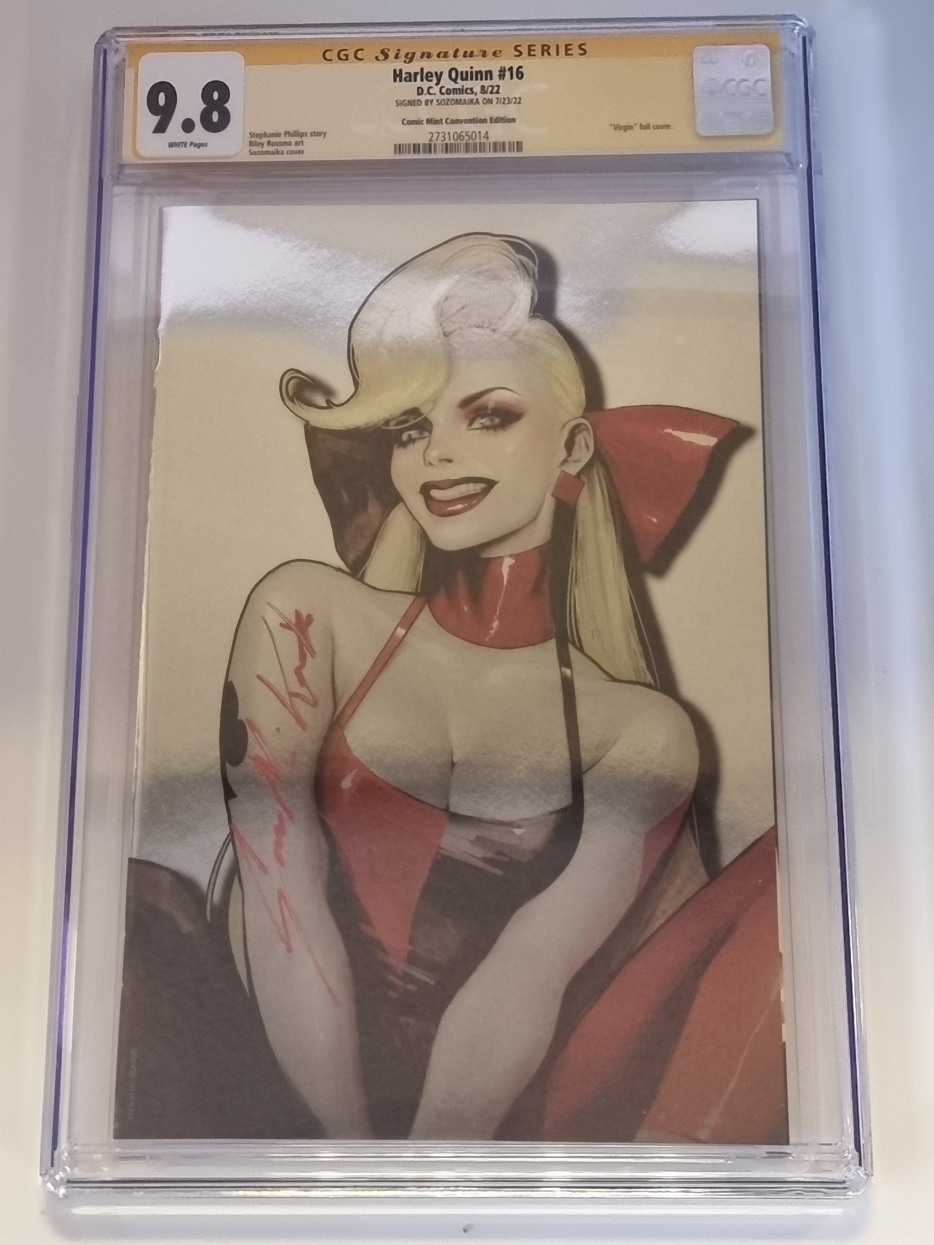 Harley Quinn #16 Sozomaika variant 2022 SDCC deals foil virgin exclusive