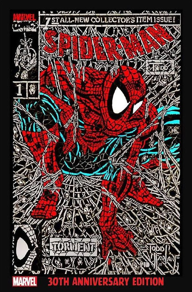 Spider-Man Torment 1 authentic Shattered facsimile