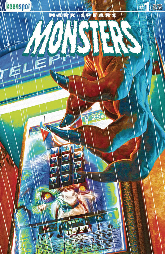 01/01/2025 MARK SPEARS MONSTERS #1 3RD PRINT TELEPHONE LINE VARIANT