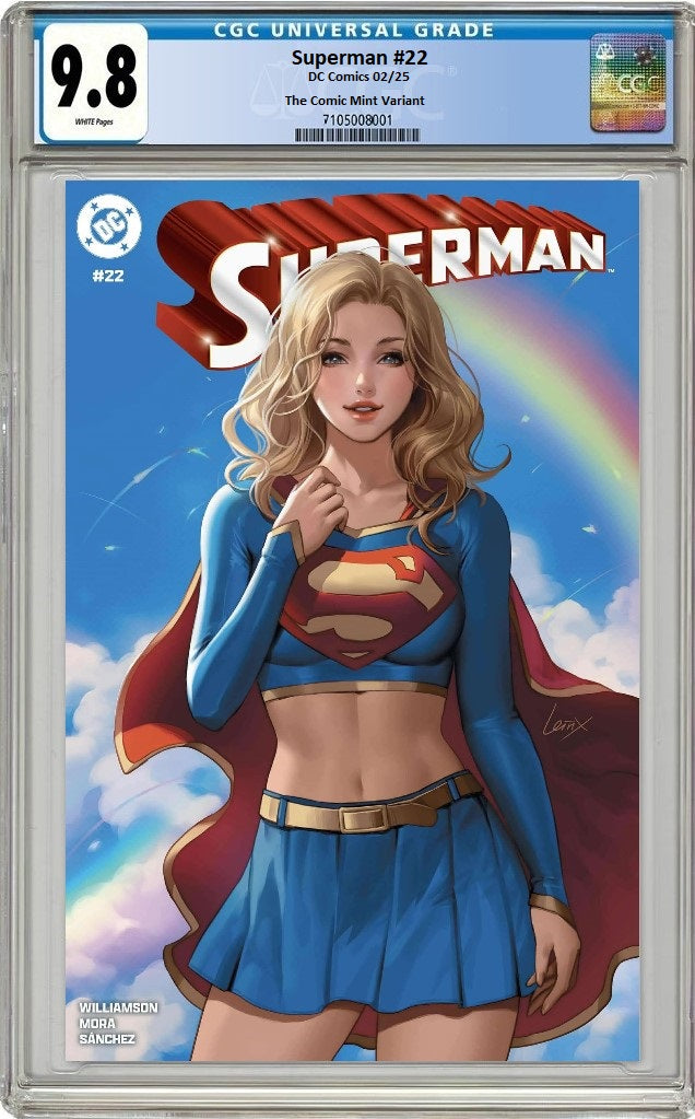 SUPERMAN #22 LEIRIX VARIANT LIMITED TO 800 COPIES CGC 9.8 PREORDER