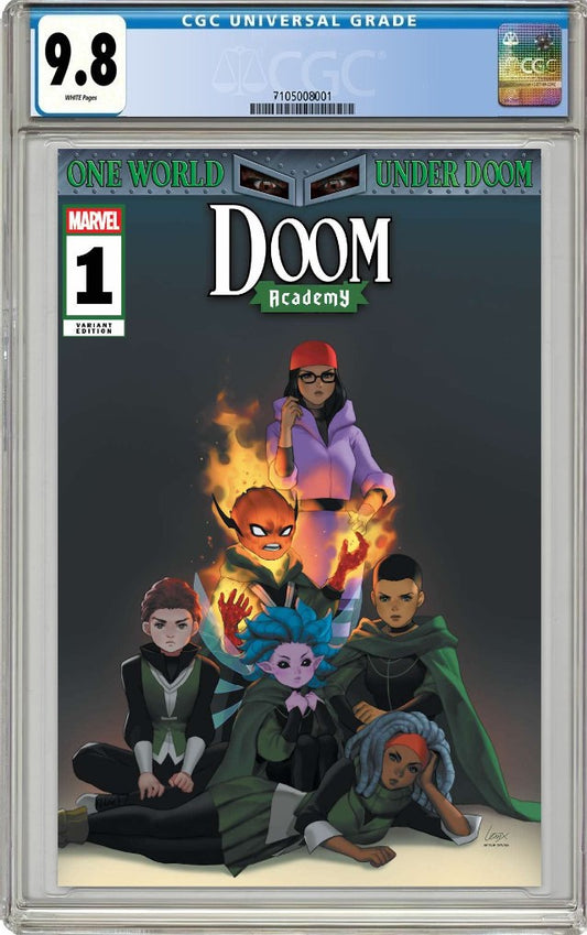 DOOM ACADEMY #1 LEIRIX HOMAGE VARIANT LIMITED TO 600 COPIES WITH NUMBERED COA CGC 9.8 PREORDER