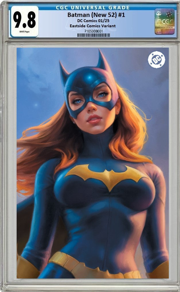 BATMAN (NEW 52) #1 WILL JACK ZOOMED IN VIRGIN VARIANT LIMITED TO 1000 COPIES CGC 9.8 PREORDER