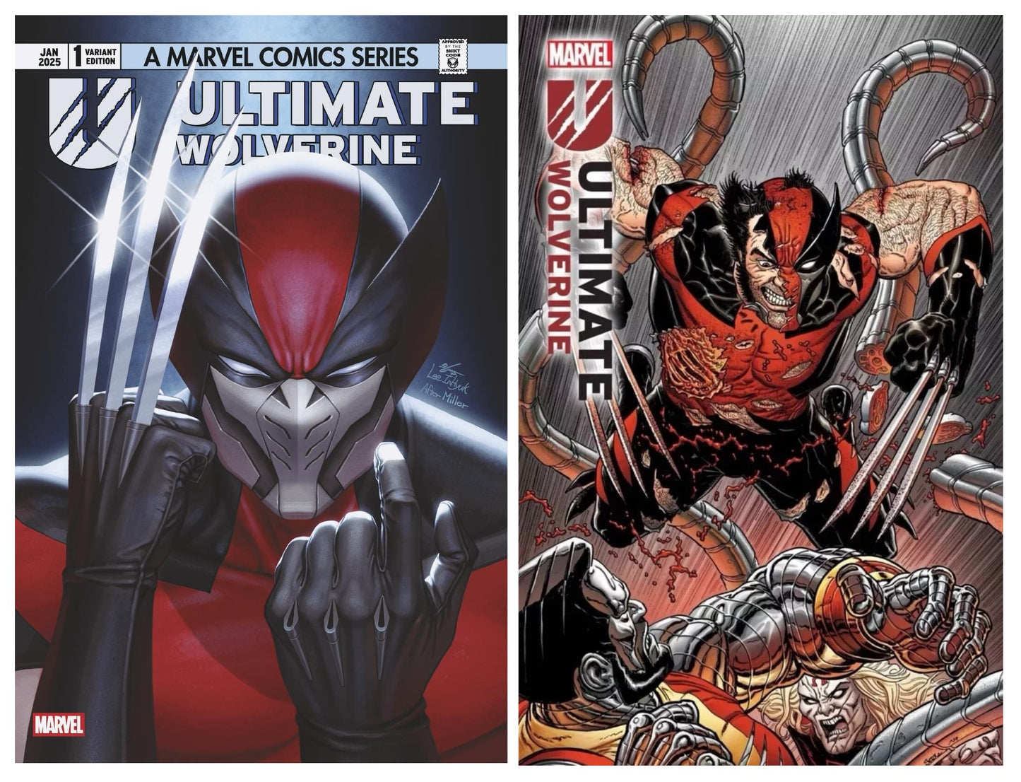 ULTIMATE WOLVERINE #1 INHYUK LEE VARIANT LIMITED TO 1000 COPIES WITH NUMBERED COA + 1:25 VARIANT