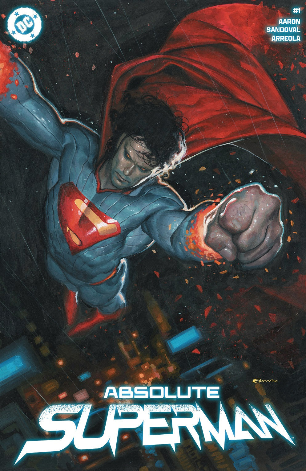 ABSOLUTE SUPERMAN #1  FABRIZIO DE TOMMASO UK EXCLUSIVE TRADE DRESS VARIANT LIMITED TO 1000 COPIES