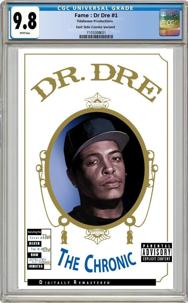 FAME : DR DRE #1 SKAN SRISUWAN 'THE CHRONIC' HOMAGE VARIANT LIMITED TO 250 COPIES CGC 9.8 PREORDER