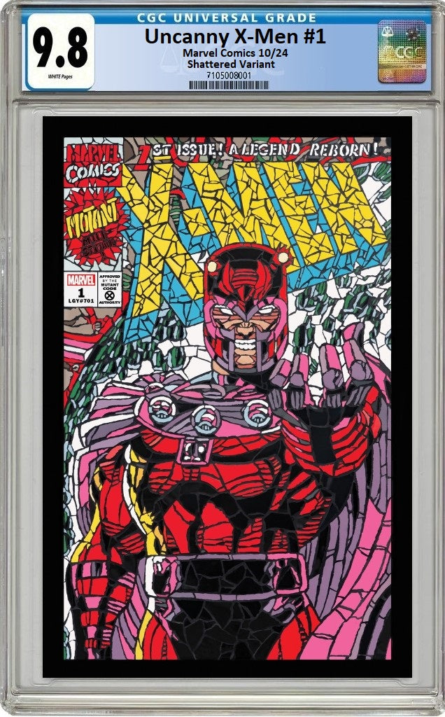 UNCANNY X-MEN #1 SHATTERED VARIANT LIMITED TO 1000 COPIES CGC 9.8 PREORDER