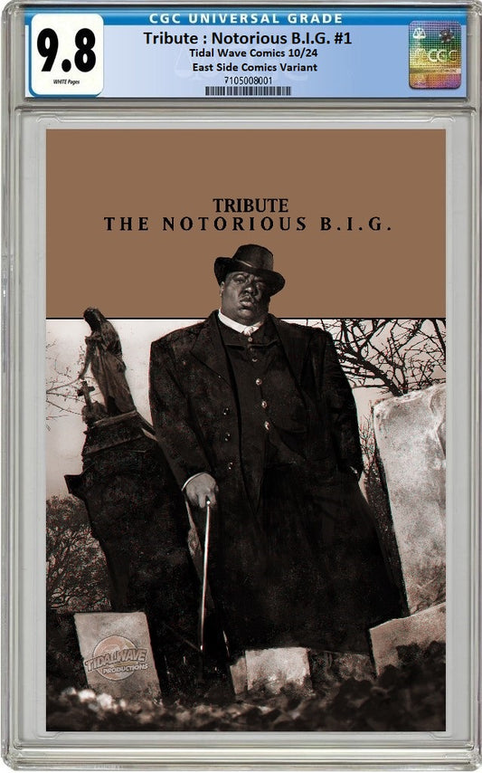 TRIBUTE : NOTORIOUS B.I.G. #1 SKAN SRISUWAN VARIANT LIMITED TO 300 COPIES CGC 9.8 PREORDER