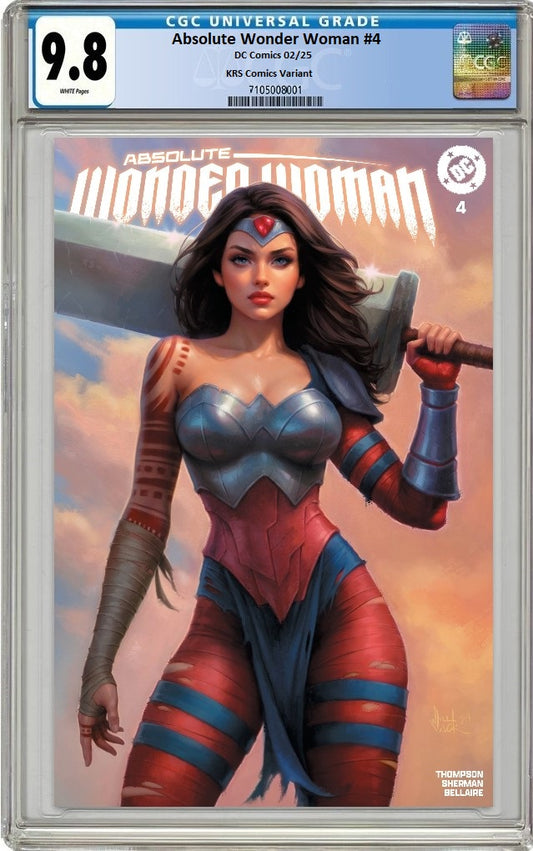 ABSOLUTE WONDER WOMAN #4 WILL JACK TRADE DRESS VARIANT LIMITED TO 1500 COPIES CGC 9.8 PREORDER