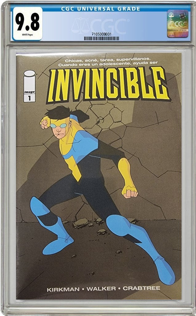 INVINCIBLE #1 SDCC 2024 FOIL VARIANT LIMITED TO 1000 COPIES CGC 9.8 PREORDER