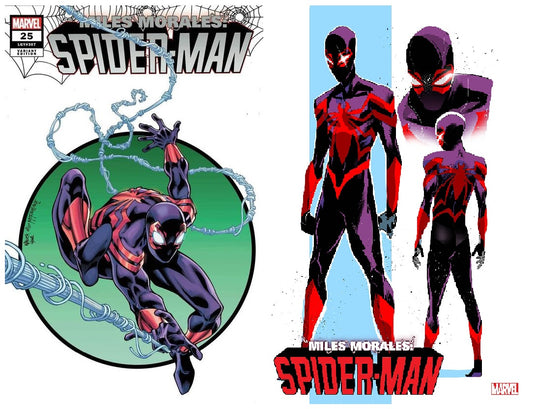 MILES MORALES SPIDER-MAN #25 TODD NAUCK VARIANT LIMITED TO 600 COPIES WITH NUMBERED COA + 1:10 VARIANT