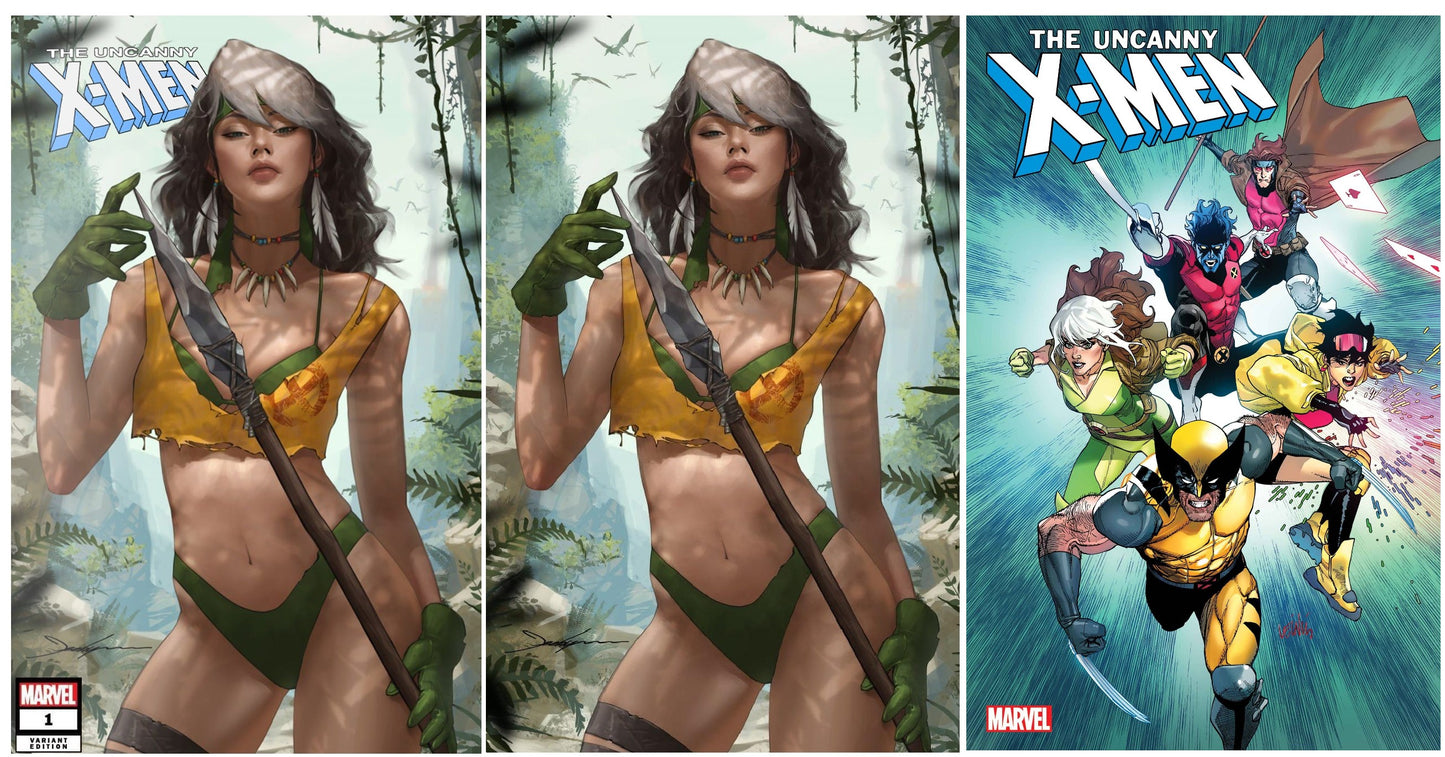 UNCANNY X-MEN #1 JEEHYUNG LEE TRADE/VIRGIN VARIANT SET LIMITED TO 1000 SETS + 1:25 VARIANT