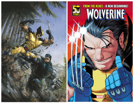 WOLVERINE #1 CLAYTON CRAIN VIRGIN VARIANT LIMITED TO 999 COPIES WITH NUMBERED COA + 1:25 VARIANT