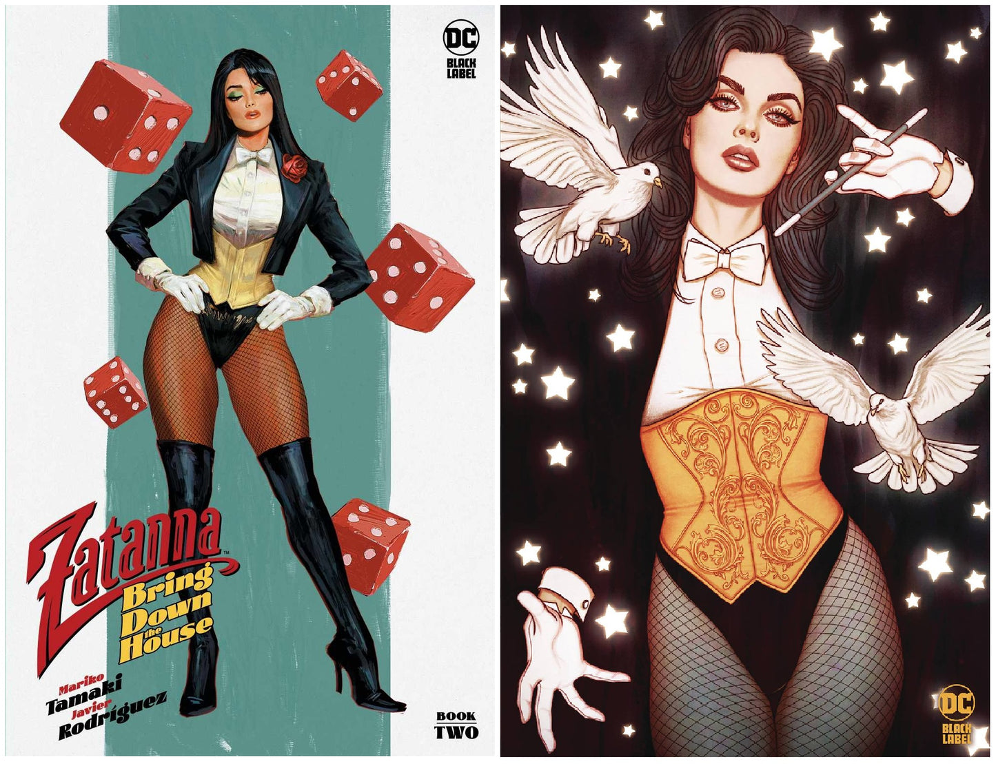 ZATANNA BRING DOWN THE HOUSE #2 SOZOMAIKA VARIANT LIMITED TO 800 COPIES WITH NUMBERED COA + 1:25 FRISON VARIANT