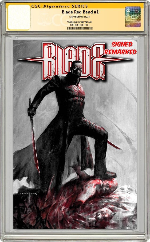 BLADE RED BAND #1 PUPPETEER LEE VARIANT LIMITED TO 600 COPIES WITH NUMBERED COA CGC REMARK PREORDER