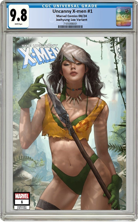 UNCANNY X-MEN #1 JEEHYUNG LEE TRADE DRESS VARIANT LIMITED TO 3000 COPIES CGC 9.8 PREORDER