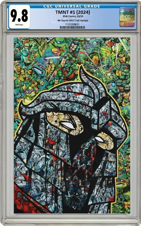 TEENAGE MUTANT NINJA TURTLES 2024 #1 NYCC 2024 MR GARCIN FOIL VARIANT LIMITED TO 750 COPIES CGC 9.8 PREORDER