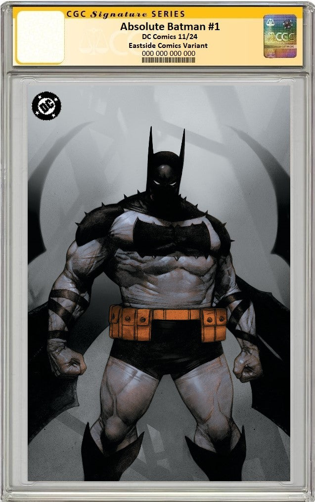 ABSOLUTE BATMAN #1 BEN OLIVER MEGACON 2025 GREY VIRGIN VARIANT (2ND PTG) LIMITED TO 800 COPIES - RAW & CGC OPTIONS