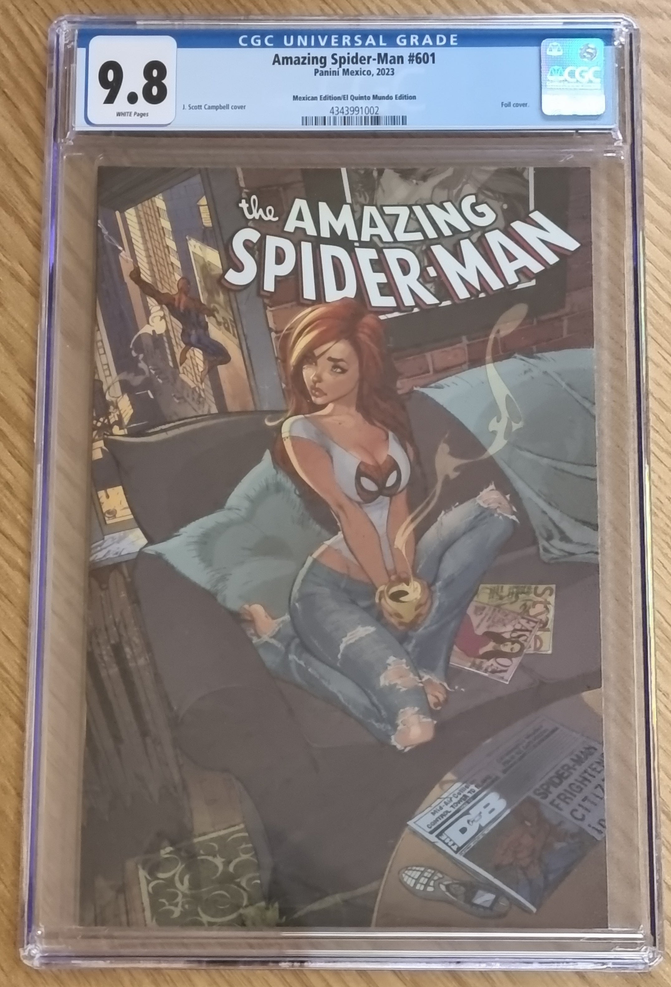 Amazing Spider-Man 601 J. Scott Campbell Variant popular Mexico Exclusive