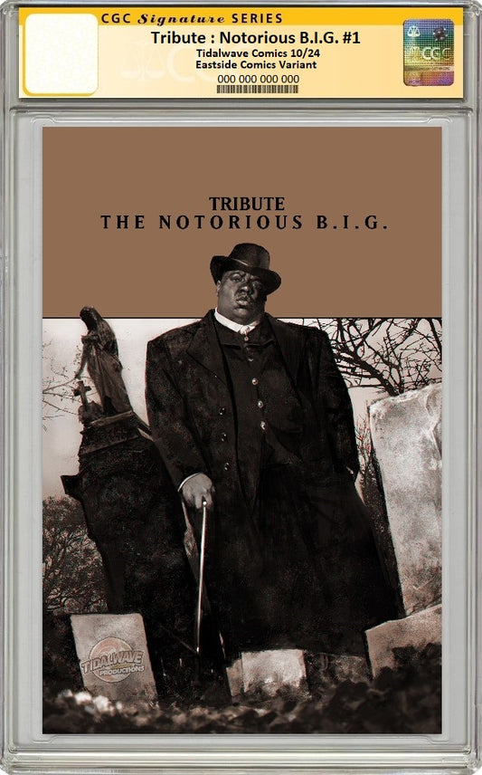 TRIBUTE : NOTORIOUS B.I.G. #1 SKAN SRISUWAN VARIANT LIMITED TO 300 COPIES CGC SS PREORDER