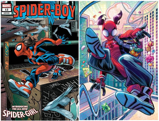 SPIDER-BOY #12 TODD NAUCK HOMAGE VARIANT LIMITED TO 800 COPIES WITH NUMBERED COA + 1:50 VARIANT