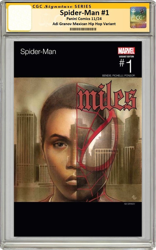 SPIDER-MAN #1 ADI GRANOV NAS HIP HOP HOMAGE FOIL VARIANT LIMITED TO 1000 COPIES CGC SS PREORDER