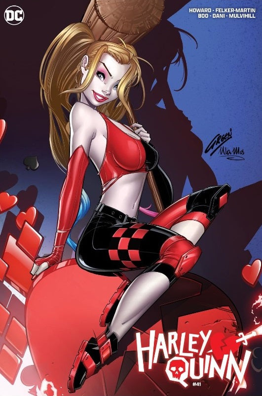 HARLEY QUINN #41 PAUL GREEN SECRET CARD STOCK VARIANT LIMITED TO 1000 COPIES