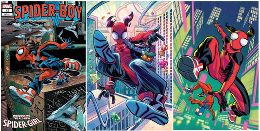 SPIDER-BOY #12 TODD NAUCK HOMAGE VARIANT LIMITED TO 800 COPIES WITH NUMBERED COA + 1:50 & 1:100 VARIANTS