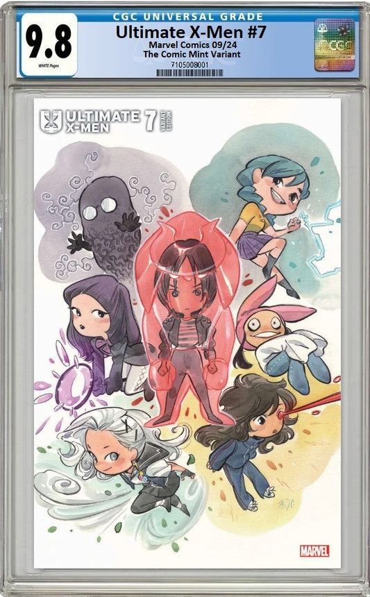 ULTIMATE X-MEN #7 PEACH MOMOKO CHIBI VARIANT LIMITED TO 600 COPIES WITH NUMBERED COA CGC 9.8 PREORDER