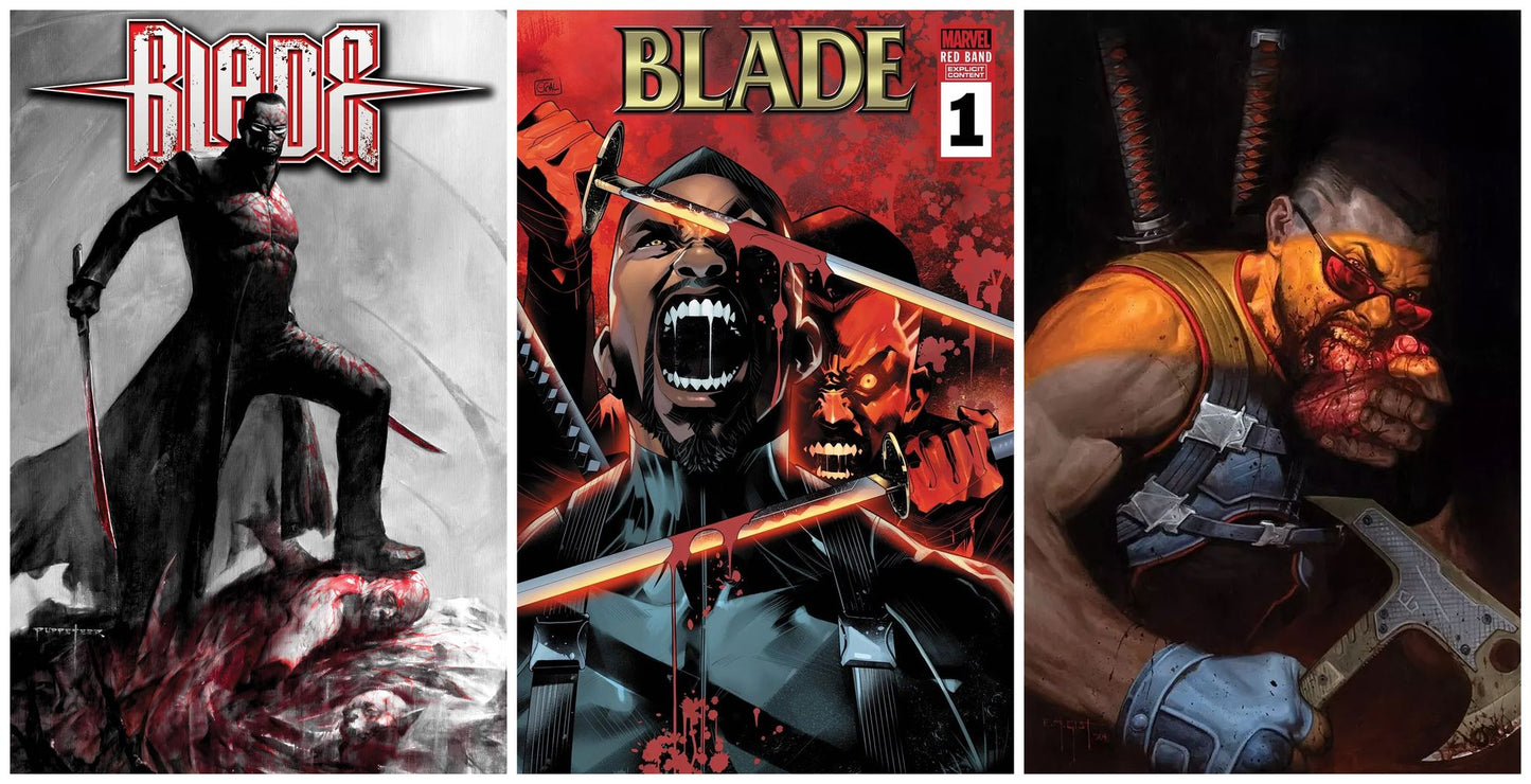 BLADE RED BAND #1 PUPPETEER LEE VARIANT LIMITED TO 600 COPIES WITH NUMBERED COA + 1:25 & 1:100 VARIANTS