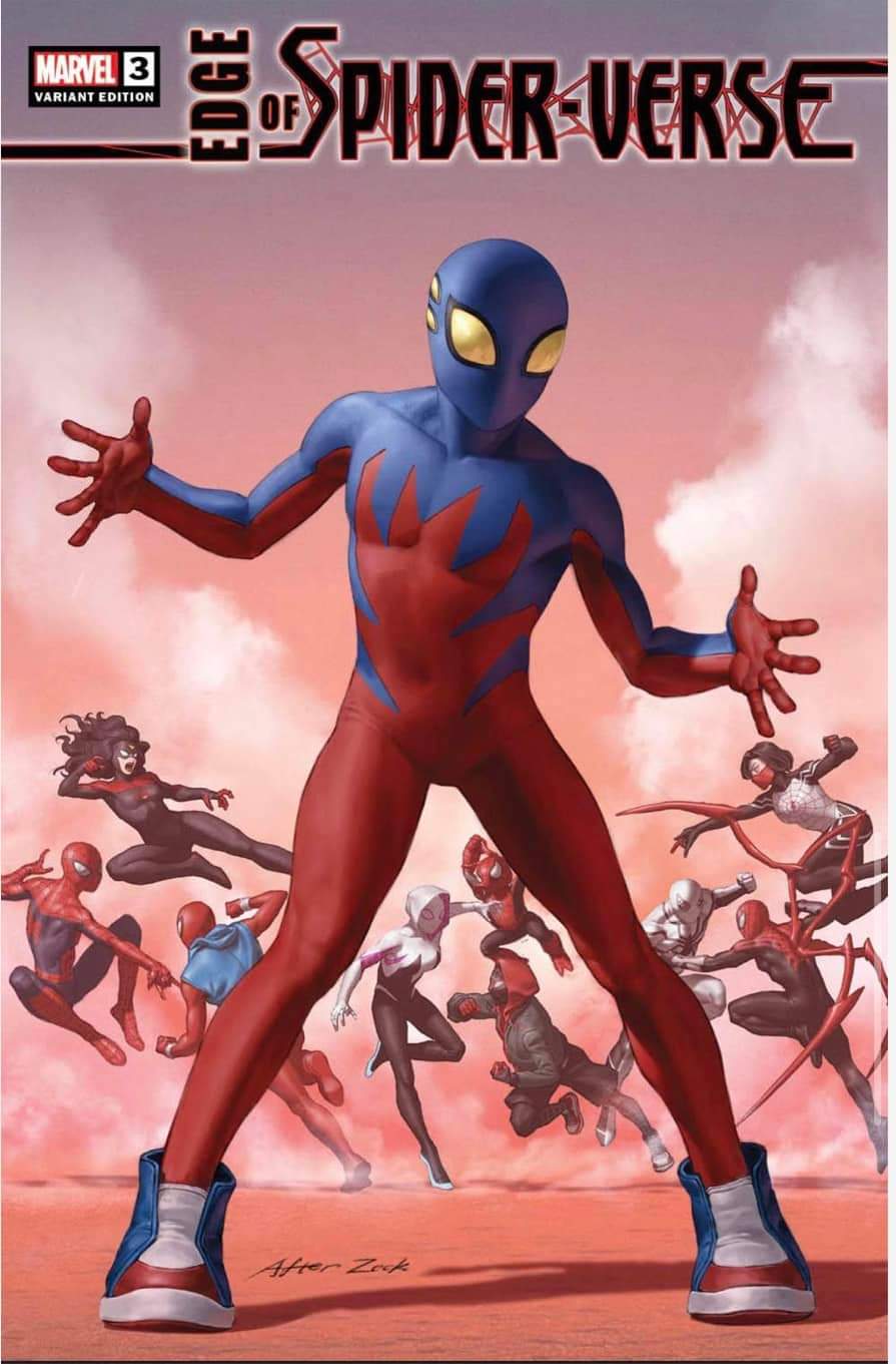 EDGE OF SPIDER-VERSE #3 JUNNGEUN YOON SECRET WARS HOMAGE VARIANT LIMITED TO 1200 COPIES