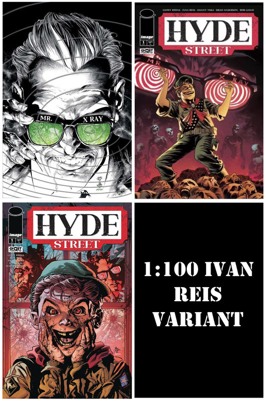 HYDE STREET #1 IVAN REIS SKETCH VIRGIN VARIANT LIMITED TO 300 + 1:25, 1:50 & 1:100