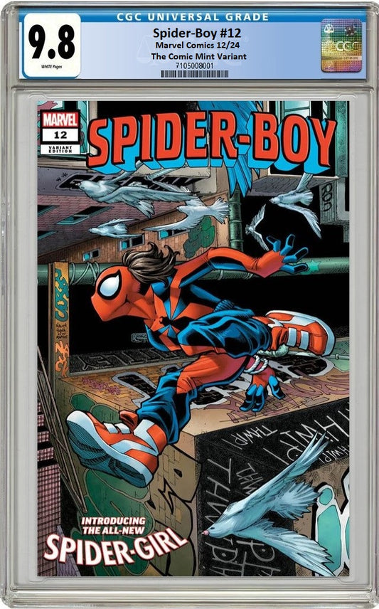 SPIDER-BOY #12 TODD NAUCK HOMAGE VARIANT LIMITED TO 800 COPIES WITH NUMBERED COA CGC 9.8 PREORDER