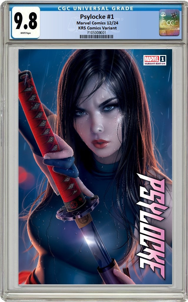 PSYLOCKE #1 WARREN LOUW TRADE DRESS VARIANT LIMITED TO 3000 COPIES CGC 9.8 PREORDER