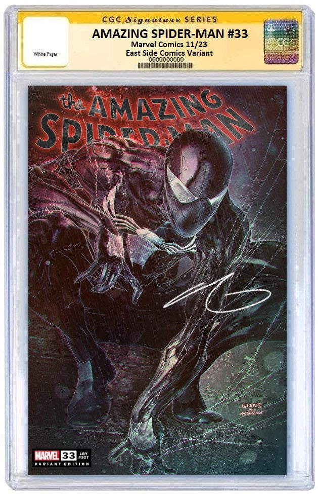 AMAZING SPIDER-MAN #33 JOHN GIANG HOMAGE VARIANT LIMITED TO 800 COPIES WITH NUMBERED COA CGC SS PREORDER