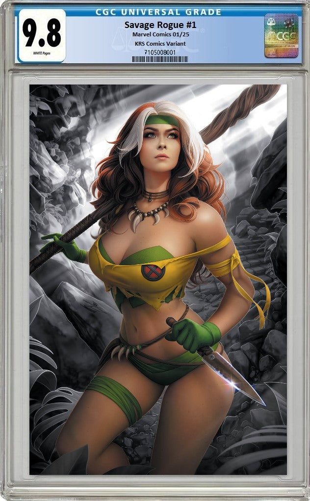 ROGUE THE SAVAGE LAND #1 WARREN LOUW VIRGIN VARIANT LIMITED TO 1000 COPIES CGC 9.8 PREORDER