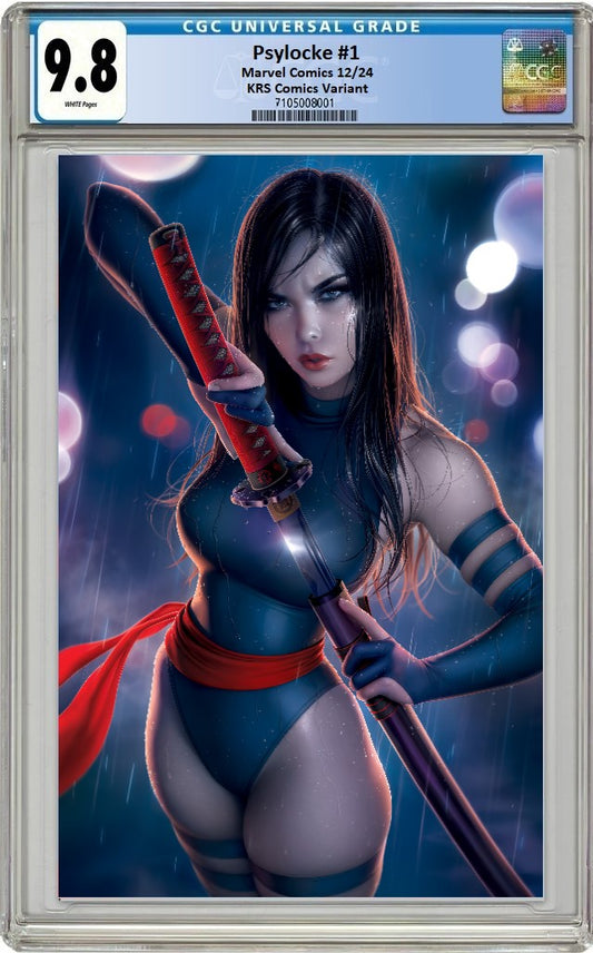 PSYLOCKE #1 WARREN LOUW VIRGIN VARIANT LIMITED TO 1000 COPIES CGC 9.8 PREORDER