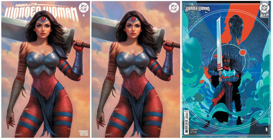 ABSOLUTE WONDER WOMAN #4 WILL JACK TRADE/VIRGIN VARIANT SET LIMITED TO 1000 SETS + 1:25 VARIANT