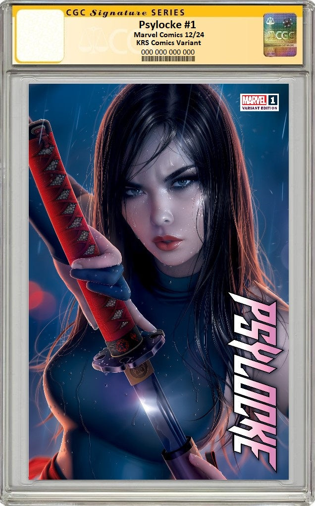 PSYLOCKE #1 WARREN LOUW TRADE DRESS VARIANT LIMITED TO 3000 COPIES CGC SS PREORDER