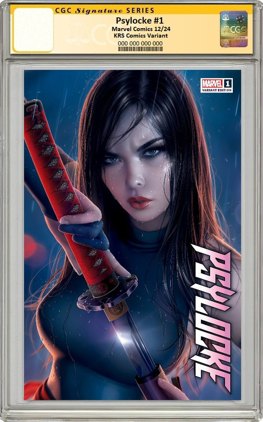 PSYLOCKE #1 WARREN LOUW TRADE DRESS VARIANT LIMITED TO 3000 COPIES CGC SS PREORDER