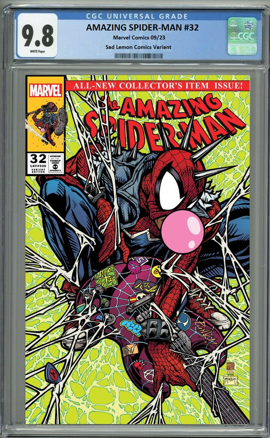 AMAZING SPIDER-MAN #32 TAKASHI OKAZAKI HOMAGE TRADE DRESS VARIANT LIMITED TO 3000 COPIES CGC 9.8 PREORDER