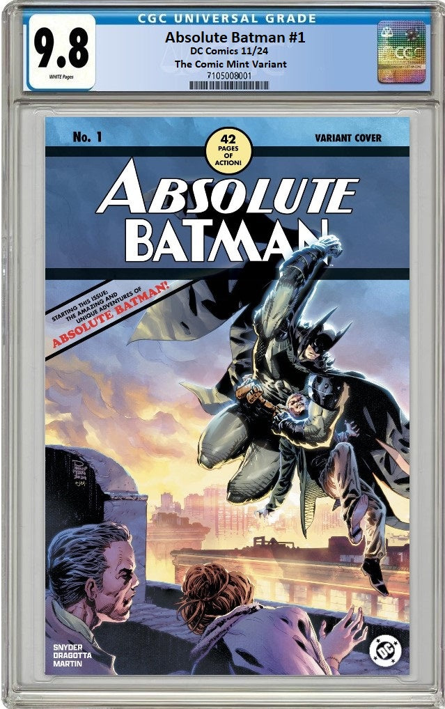 ABSOLUTE BATMAN #1 NYCC 2024 PHILIP TAN TEC 27 HOMAGE VARIANT LIMITED TO 800 COPIES