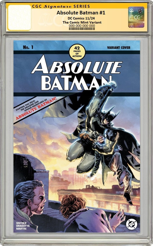 ABSOLUTE BATMAN #1 NYCC 2024 PHILIP TAN TEC 27 HOMAGE VARIANT LIMITED TO 800 COPIES