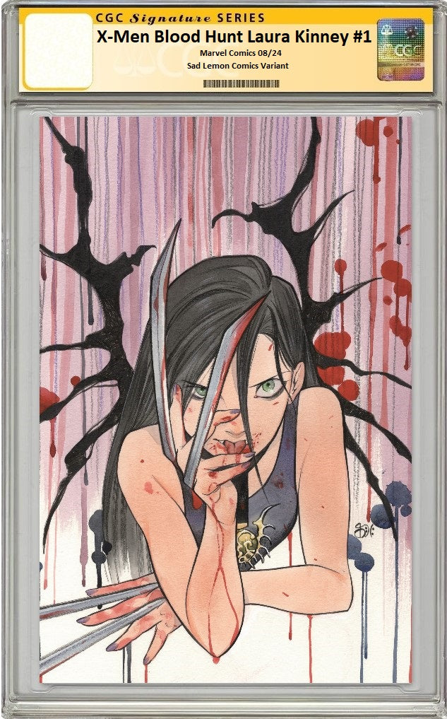 X-MEN BLOOD HUNT LAURA KINNEY THE WOLVERINE #1 PEACH MOMOKO VIRGIN VARIANT LIMITED TO 600 COPIES WITH NUMBERED COA CGC SS PREORDER