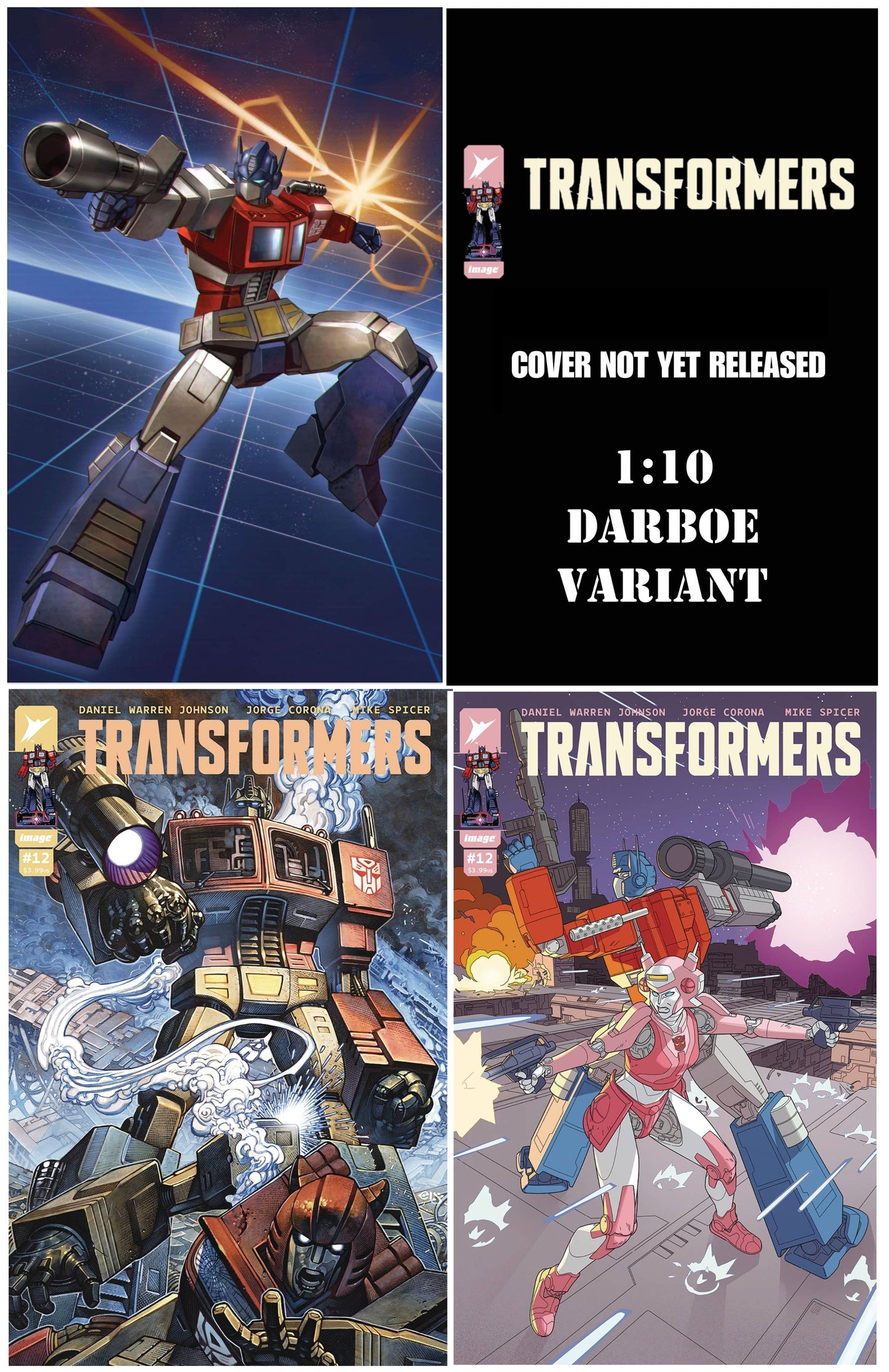 TRANSFORMERS #12 SKAN VARIANT LIMITED TO 300 COPIES + 1:10, 1:25 & 1:50 VARIANT