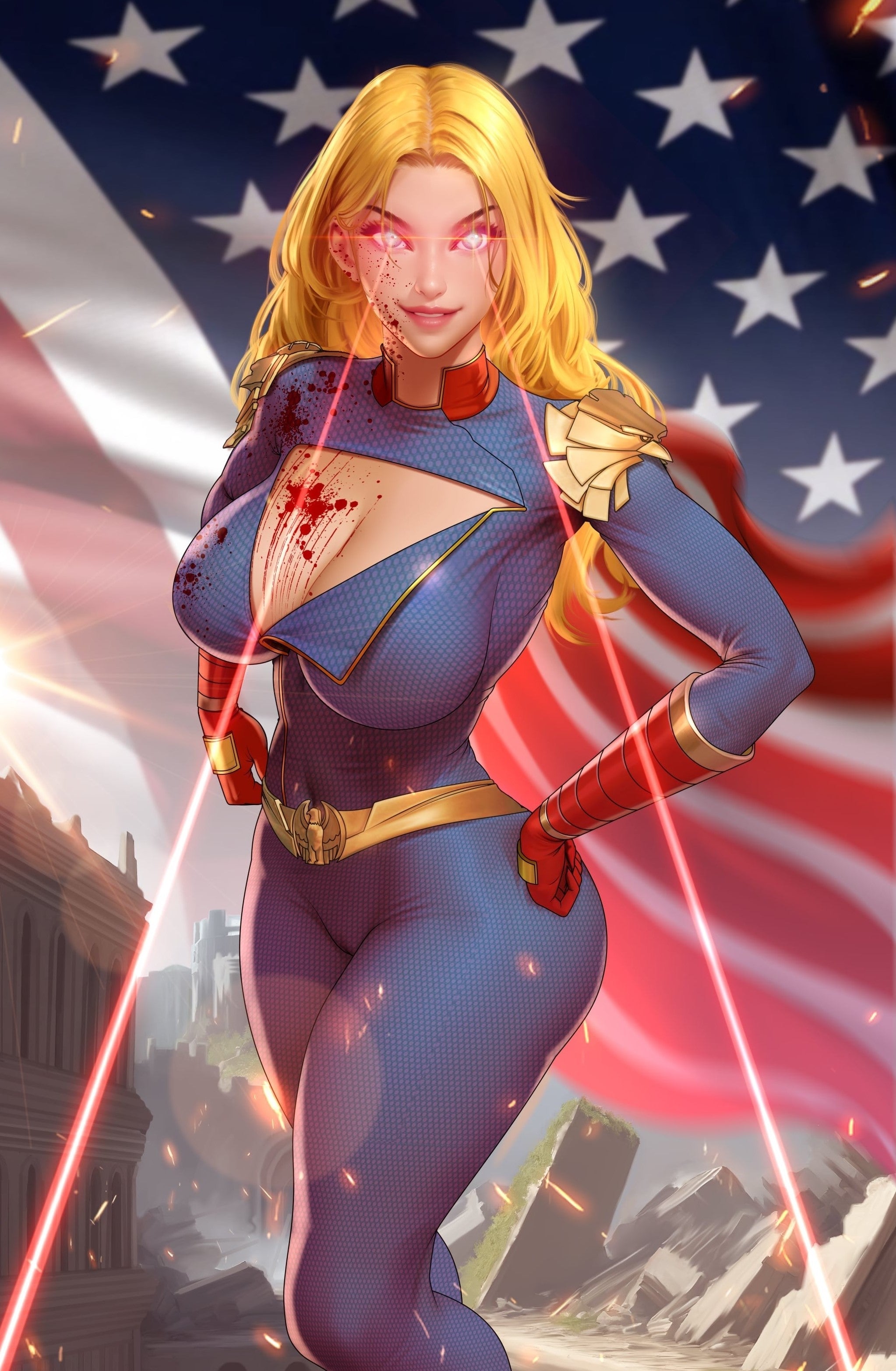 PATRIOTIKA UNITED #1 DE CASTRO VALENTINE'S DAY newest VIRGIN VARIANT RISQUE METAL