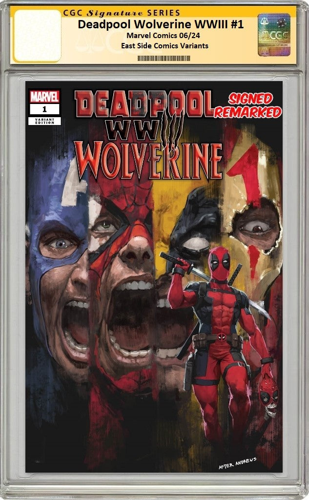 DEADPOOL WOLVERINE WWIII #1 SKAN SRISUWAN HOMAGE VARIANT LIMITED TO 60 ...