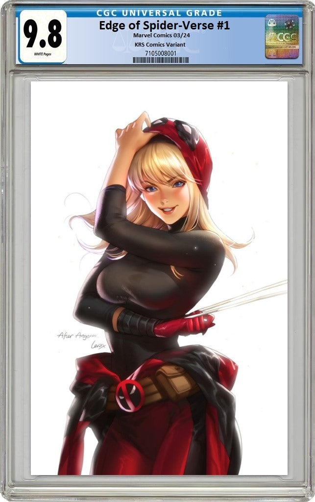 EDGE OF SPIDER-VERSE #1 LEIRIX LI HOMAGE VIRGIN VARIANT LIMITED TO 600 COPIES WITH NUMBERED COA CGC 9.8 PREORDER