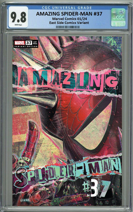 AMAZING SPIDER-MAN #37 JOHN GIANG SPIDER-PUNK ANARCHY TRADE VARIANT LIMITED TO 3000 COPIES CGC 9.8 PREORDER