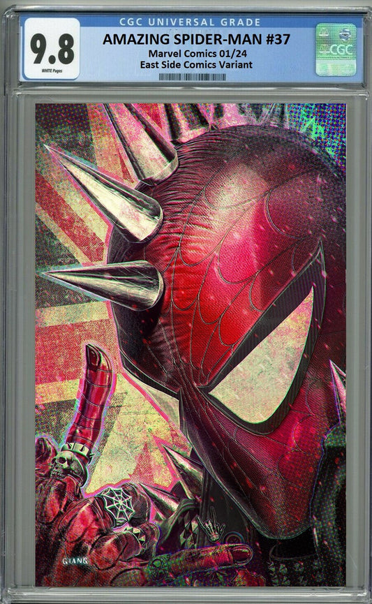 AMAZING SPIDER-MAN #37 JOHN GIANG SPIDER-PUNK VIRGIN VARIANT LIMITED TO 1000 COPIES CGC 9.8 PREORDER