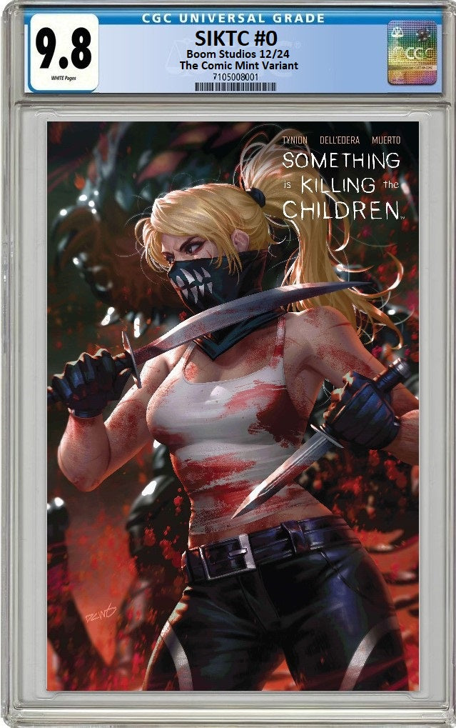 SOMETHING IS KILLING THE CHILDREN #0 DERRICK CHEW VARIANT LIMITED TO 500 COPIES CGC 9.8 PREORDER